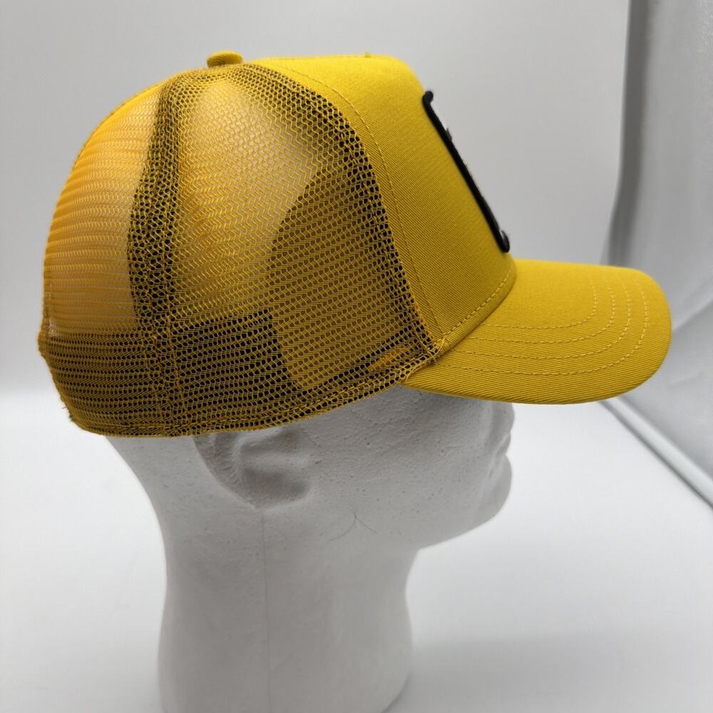 Goorin Bros Yellow Winner Horse Trucker Hat Adjustable Snapback - Picture 4 of 7